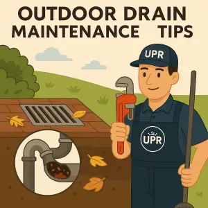 Guide to maintaining outdoor drains effectively.