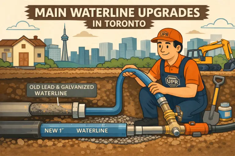 Toronto waterline upgrades illustration